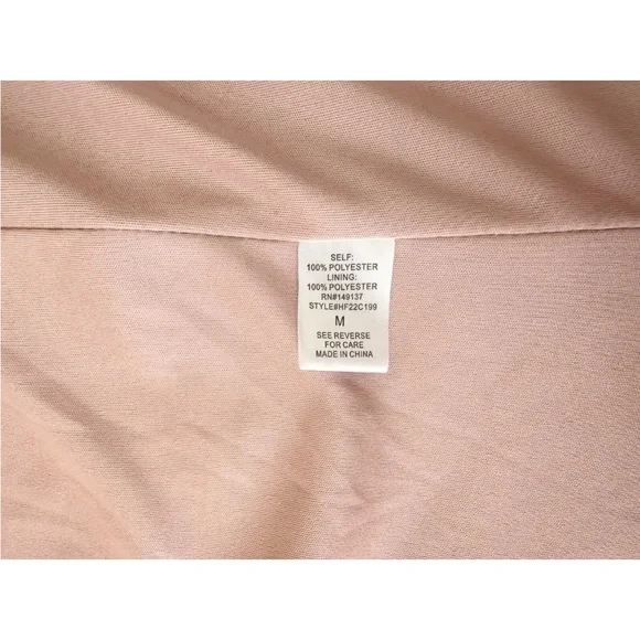 Hyfve Hyfve Hyfve M Teddy Sherpa Pink Faux Fur Coat Lined Good Condition Open - Picture 9 of 13